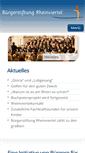 Mobile Screenshot of buergerstiftung-rheinviertel.de